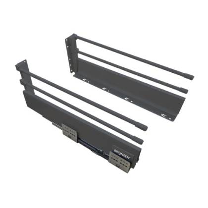 LATERAL GUIA OCULTA 199X450 MM CON VARILLA GRAFITO (PAR)