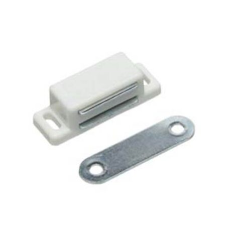 IMÁN PARA PUERTA BLANCO 30MM