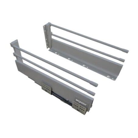 LATERAL GUIA OCULTA 199X500 MM CON VARILLA GRIS (PAR)