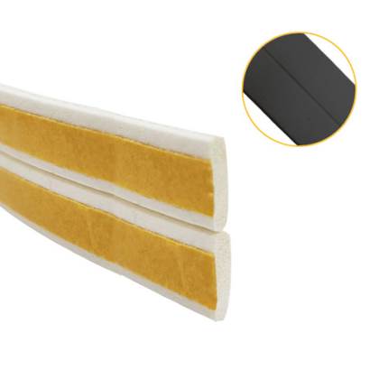 BURLETE AUTOADHESIVO MODELO "I" GOMA  5,2 MTS NEGRO