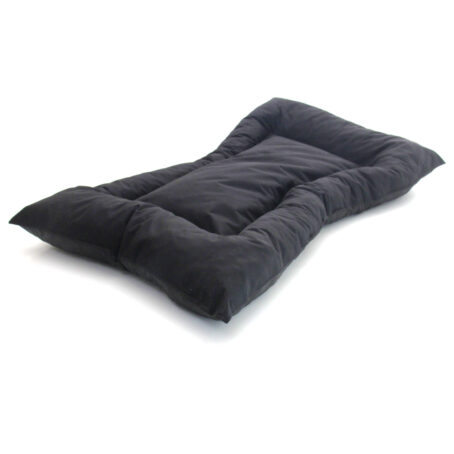 COLCHONETA GRANDE PARA MASCOTAS ANTIDESGARRO 140X80 NEGRA