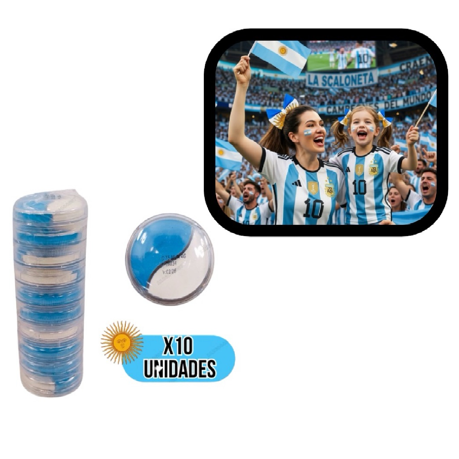 10 Maquillajes Argentina Mundial 2026 (B)