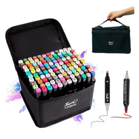 SET MARCADORES DOBLE PUNTA 120 UNIDADES