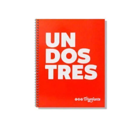 CUADERNO ANILLADO ROJO