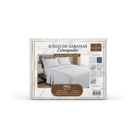 SABANA ESTAMPADA TWIN SIZE